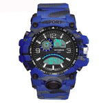 Synoke 9014 Digital Army Camouflage Sports Watch for Men Synoke