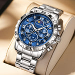 TINAIBIN Multi-functional High-grade Luminous Quartz Watch For Men TIN6626 - Skmeico