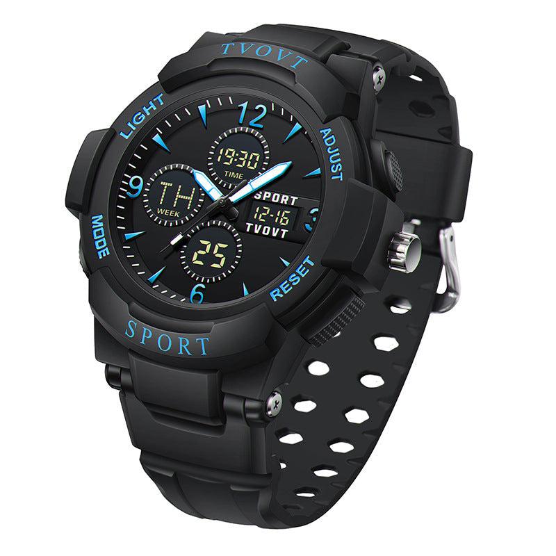 TVOVT 8805 Analog Digital Men's Waterproof Multifunctional Electronic Watch - Skmeico