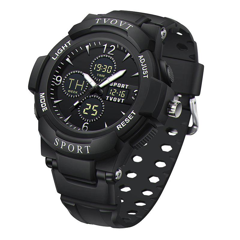 TVOVT 8805 Analog Digital Men's Waterproof Multifunctional Electronic Watch - Skmeico