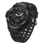 TVOVT 8805 Analog Digital Men's Waterproof Multifunctional Electronic Watch - Skmeico