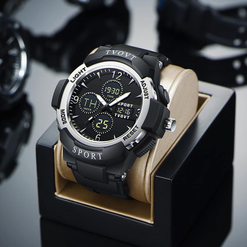 TVOVT 8805 Analog Digital Men's Waterproof Multifunctional Electronic Watch - Skmeico