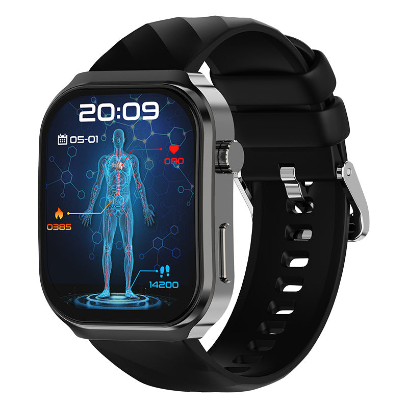 U13 Smart Watch 2.2" Display Bluetooth Calling Heart Rate Voice Assistant Step Counting Sports Watch 