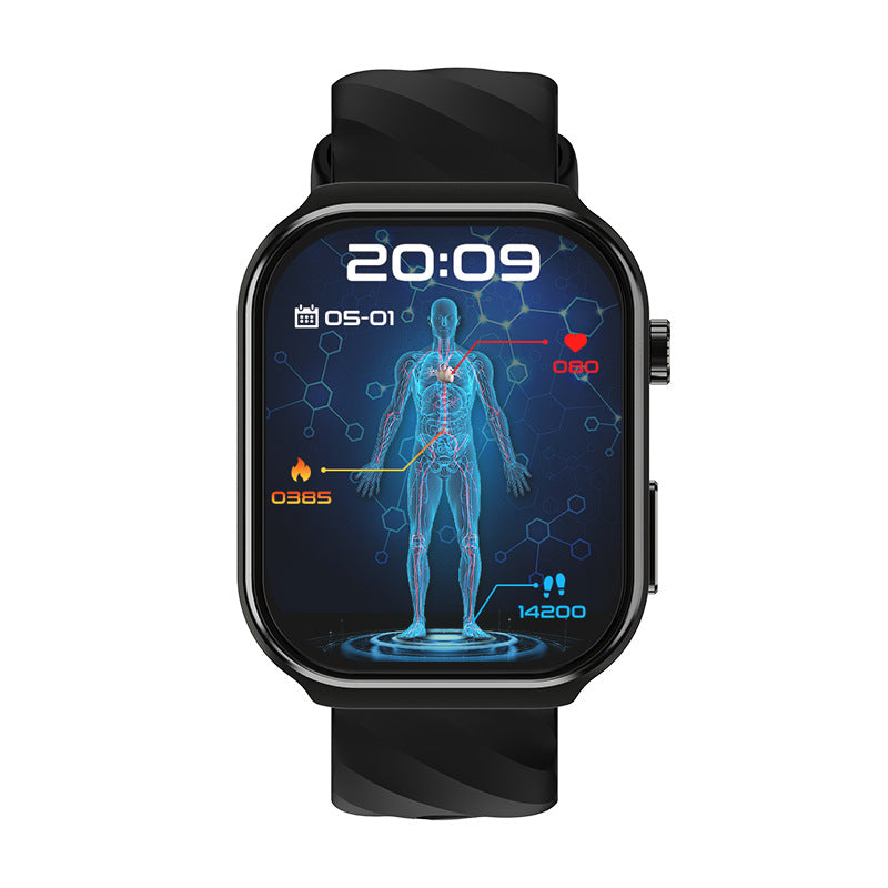 U13 Smart Watch 2.2" Display Bluetooth Calling Heart Rate Voice Assistant Step Counting Sports Watch 