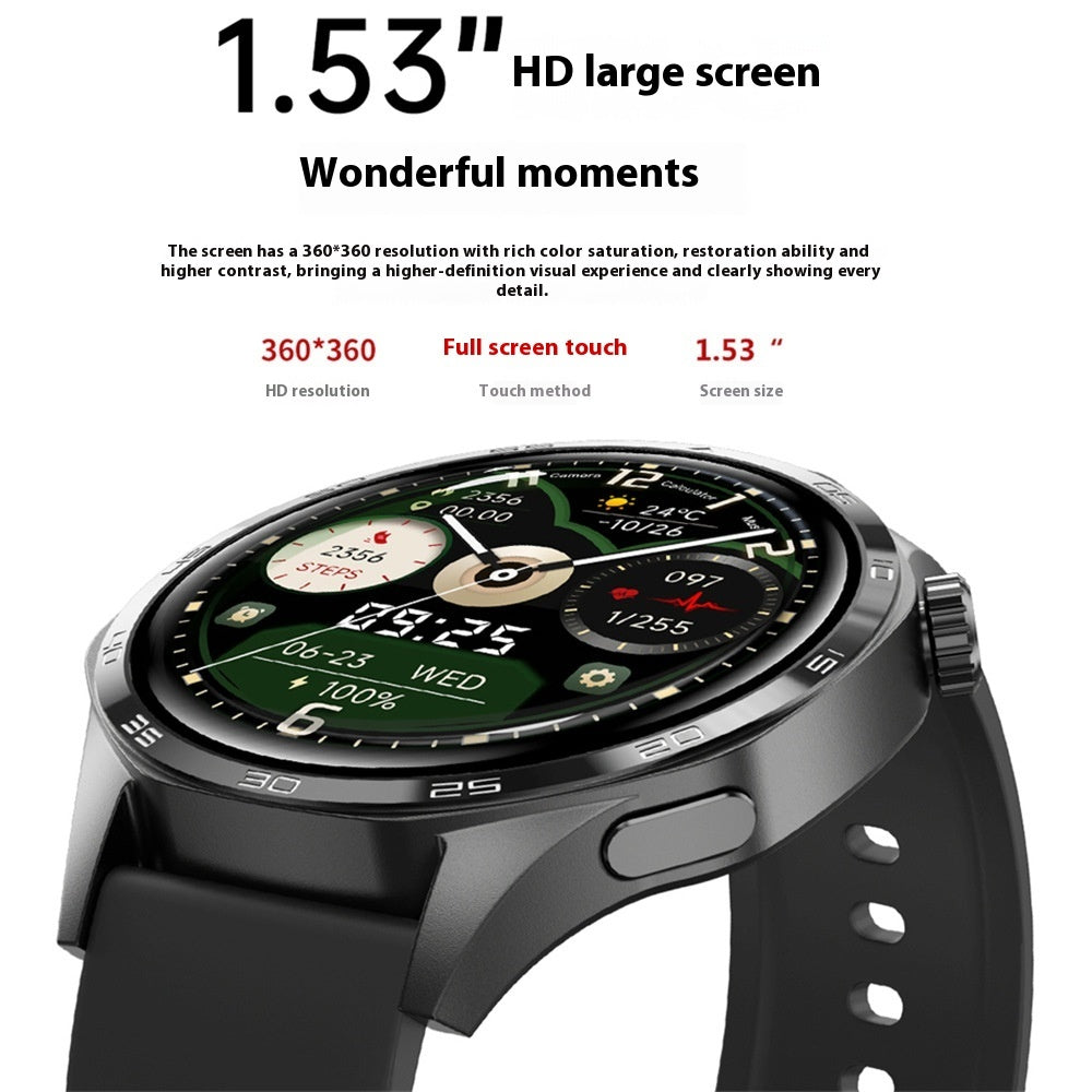 WATCH5 PRO Smart Watch Bluetooth Calling Heart Rate Blood Pressure Exercise Fitness Monitoring Reminder 