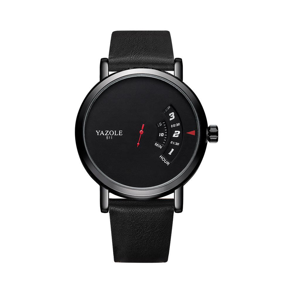 Yazole Watch Men's Turntable Waterproof Men's Watch Quartz Watch Men's Watch - Skmeico