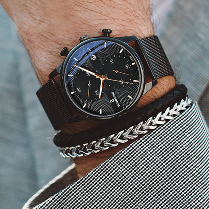 Binbond B0158 Slim Multifunction Luxury Quartz watch for Men