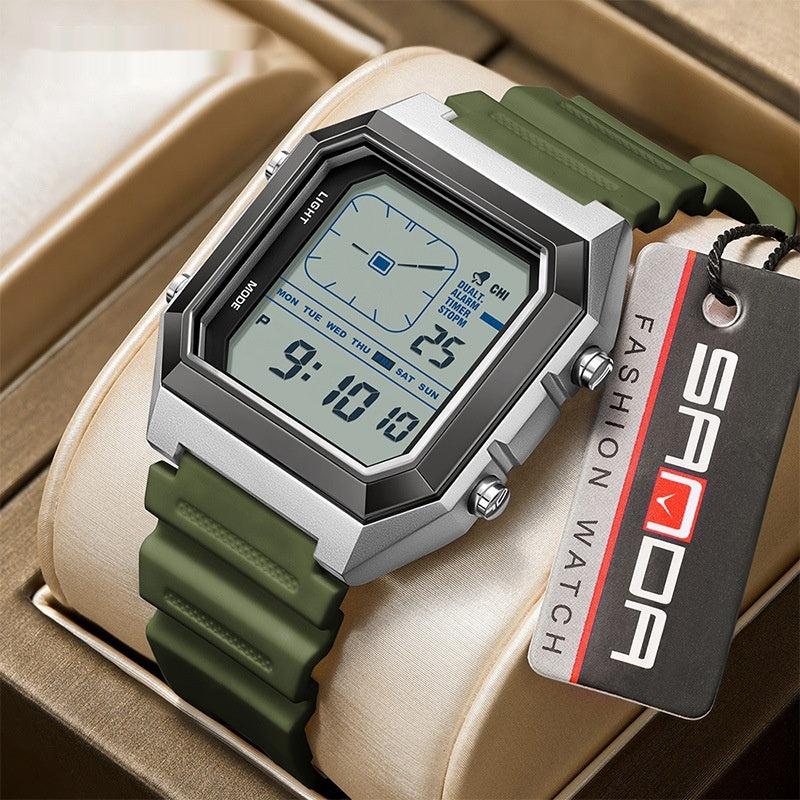 Sanda 6307 Waterproof Digital Sports Watch for Men Sanda
