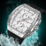Skmei 2363 Multi-function Chronograph Three-hand Watch Barrel-shaped Quartz watch for men Skmei
