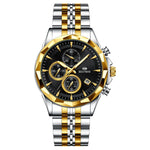Bestwin BW1734 Luminous thin steel quartz watch for men