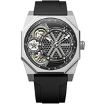Linke LK9007 Tonneau-shaped Skeleton Automatic Watch For Men Linke