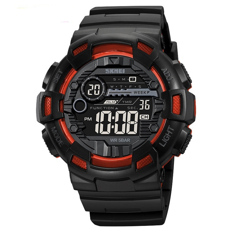 Skmei 2110 Multifunctional Digital Waterproof Luminous Sports Watch For Men