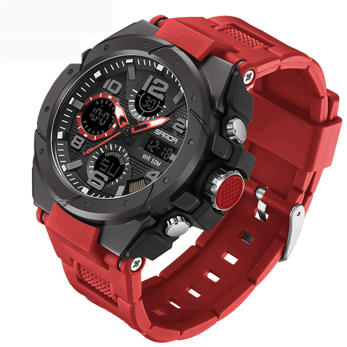 Sanda 6008 Waterproof Sports watch for Men