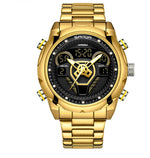 Sanda 9022 Outdoor Fashionable Luminous Waterproof Alarm Clock Electronic watch for men Sanda