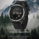 Sanda 2197 Compass Step Counter Digital Watch For Men