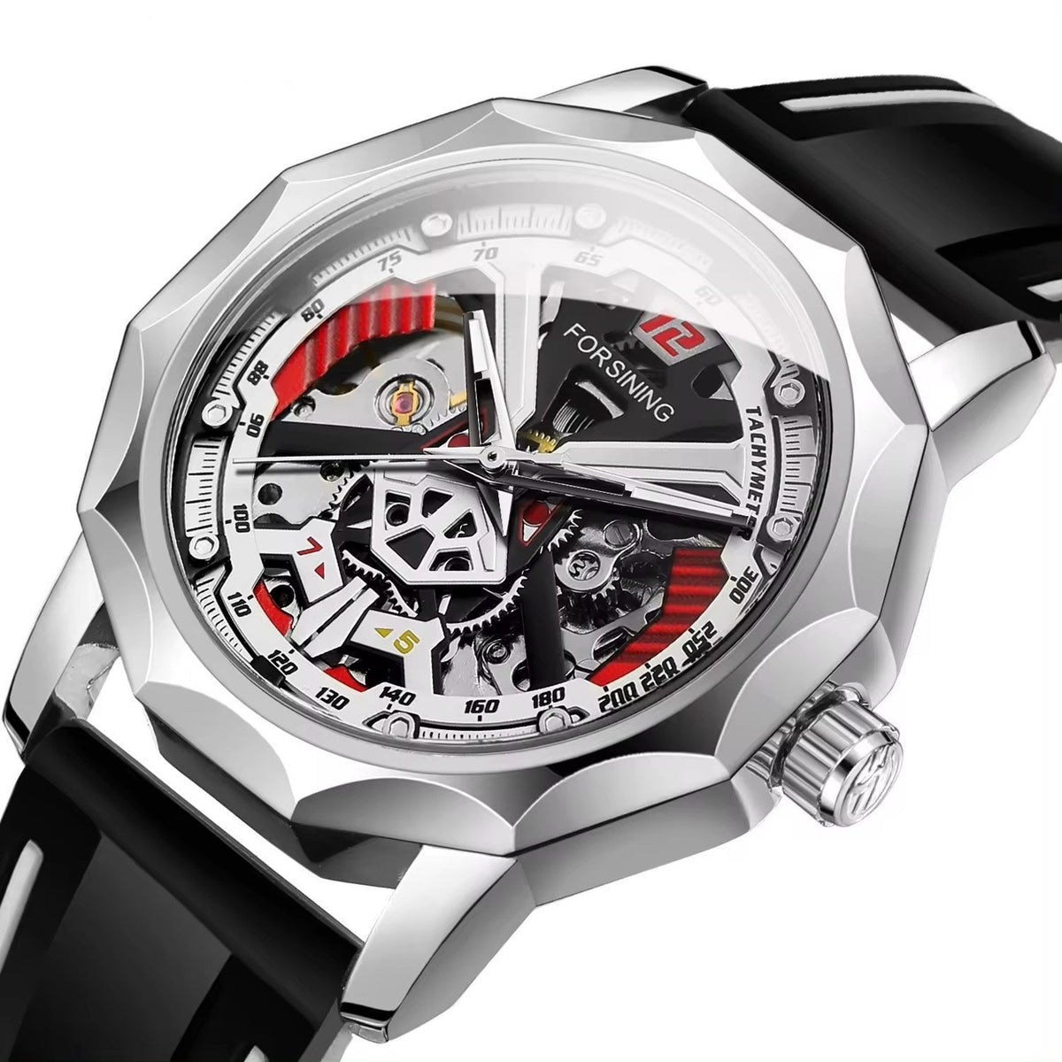 FORSINING 8284 Manual Hand Winding Mechanical Watch for Men FORSINING