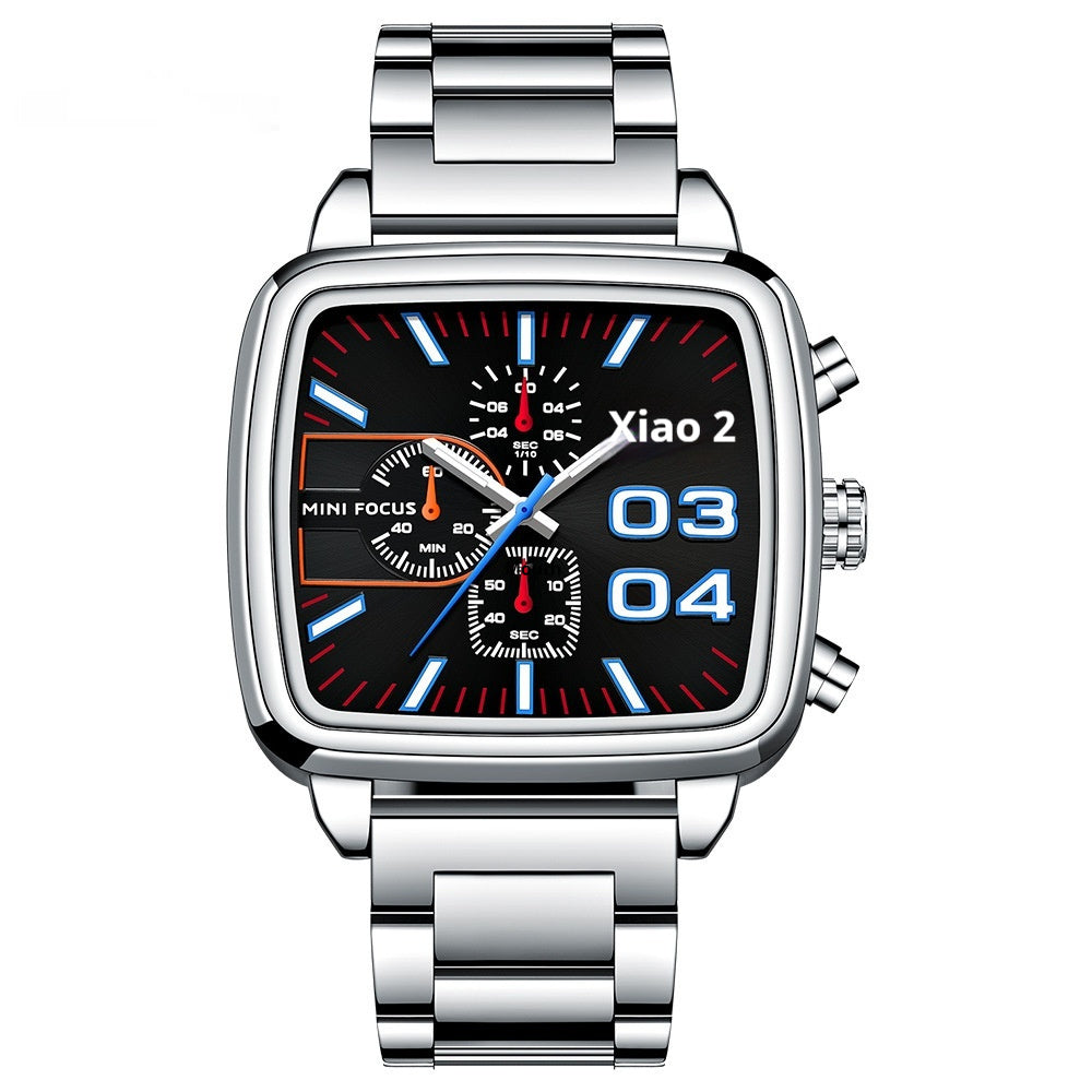 Mini Focus MF0314G Multifunctional Waterproof Quartz Watch for Men