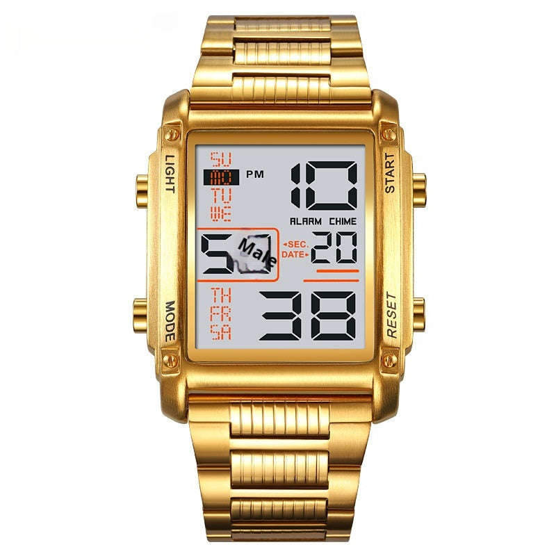 SKMEI 2206 Square Dial Sports Waterproof Date Display Watch for Men