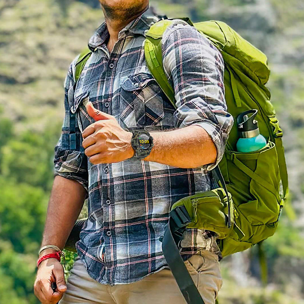 Lokmat Attack GT 5 ATM Waterproof Compass Flash Light 1.32 Inch smartwatch