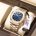 Poedagar 613 Luxury Stainless Steel Quartz Watch for Men