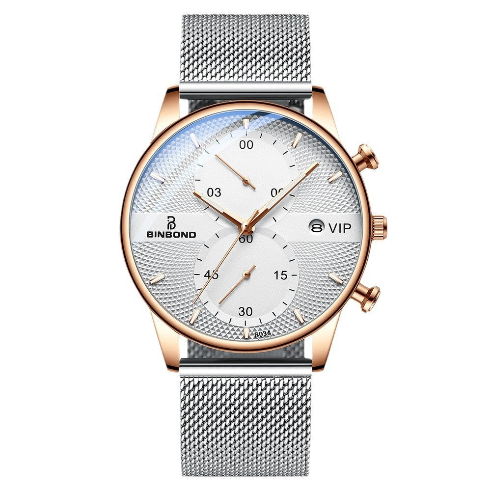 Binbond B0158 Slim Multifunction Luxury Quartz watch for Men