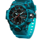 Sanda 6198 Sports Waterproof Electronic Watch for Men