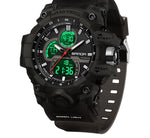 Sanda 6198 Sports Waterproof Electronic Watch for Men
