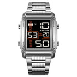 SKMEI 2206 Square Dial Sports Waterproof Date Display Watch for Men