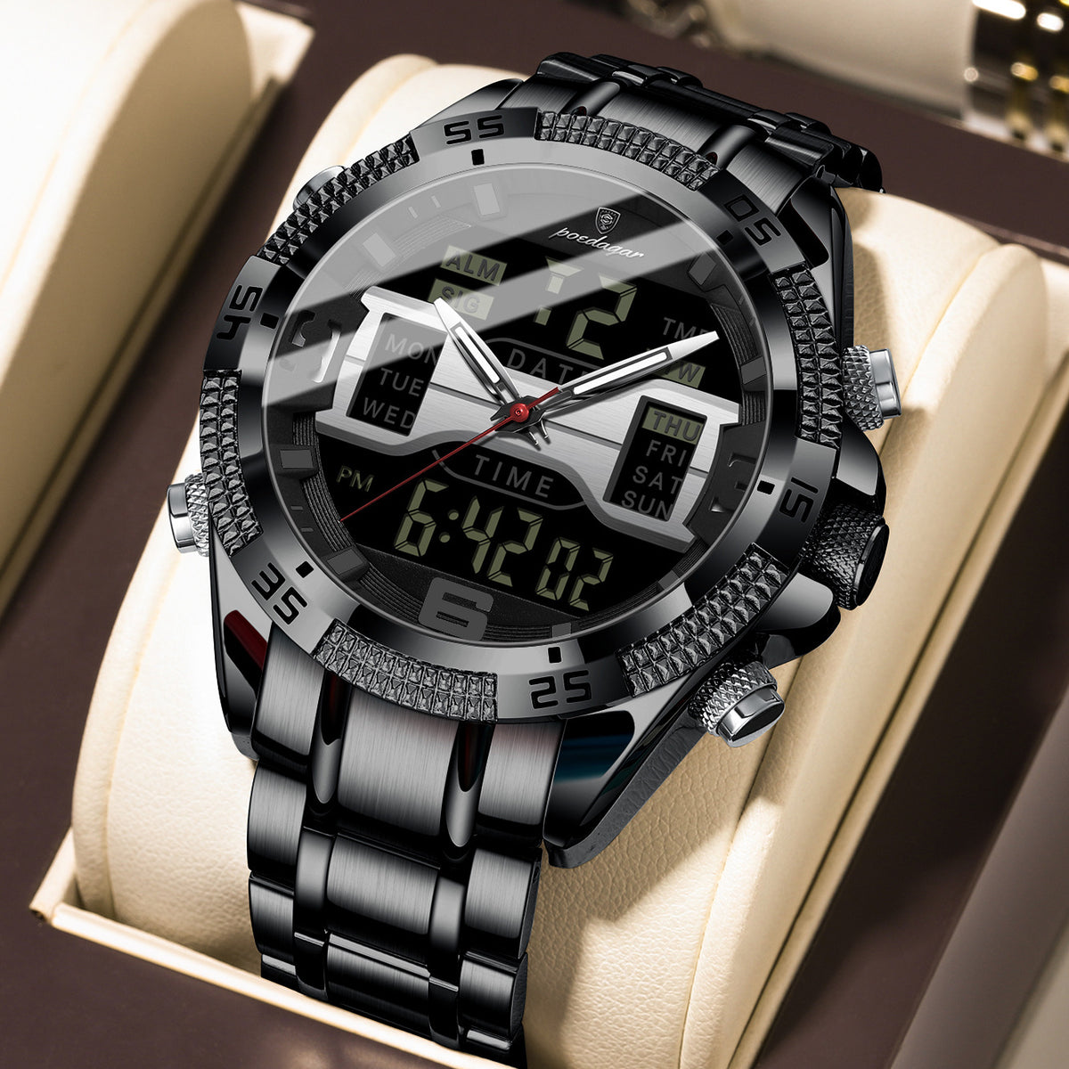 Poedagar E103 Multifunctional Sports watch for Men