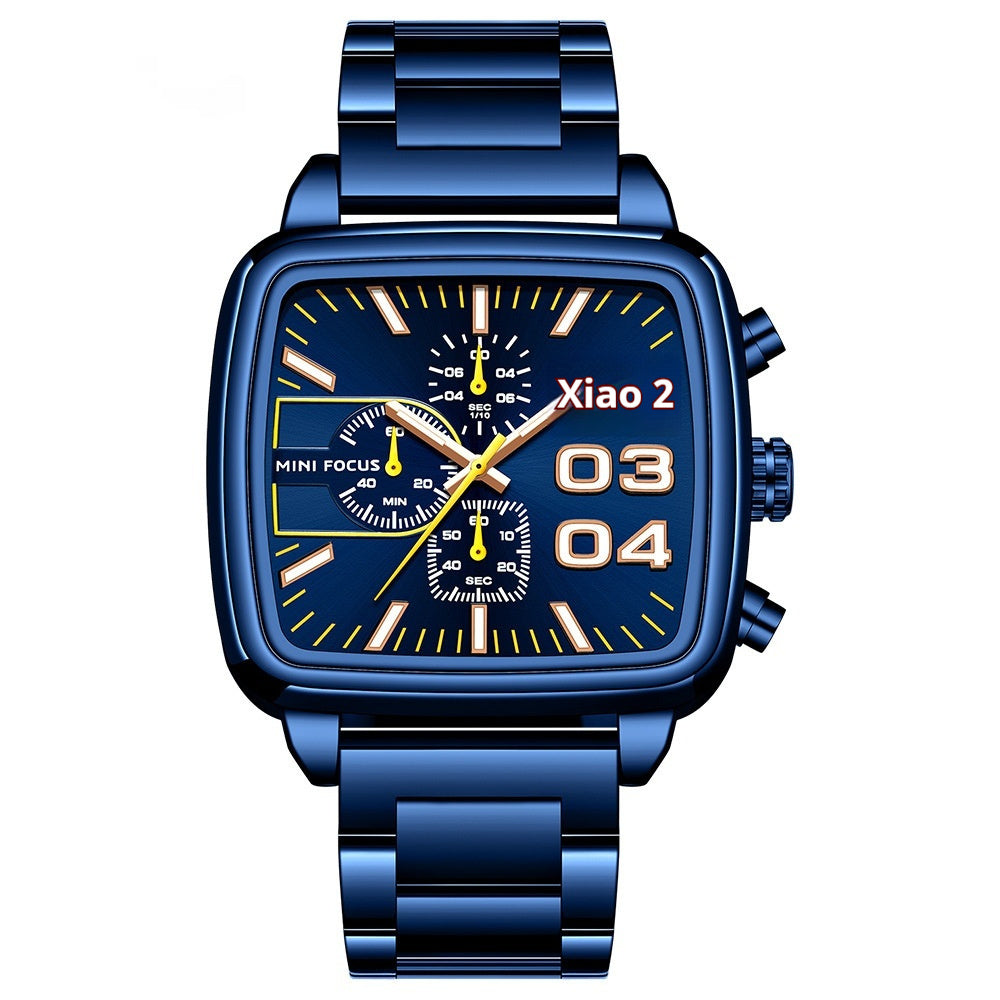 Mini Focus MF0314G Multifunctional Waterproof Quartz Watch for Men