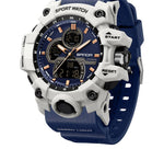 Sanda 6198 Sports Waterproof Electronic Watch for Men