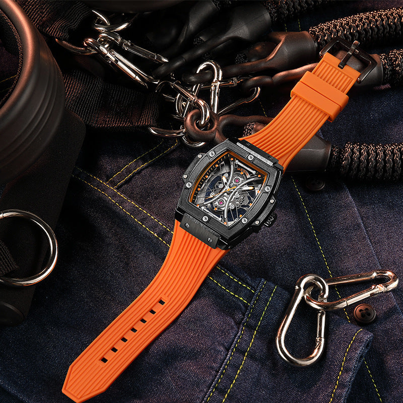Megir 8019G Silicone Strap Luminous Luxury Sports Watch For Men