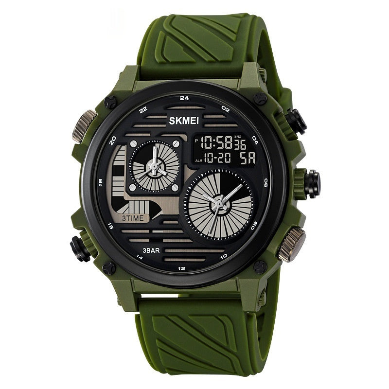 Skmei 2202 Outdoor Exploration Multi-Function Waterproof Silicone Paracord Watch for Men