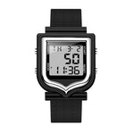 Sanda 388 Stylish Fashionable Square Outdoor Sports Digital Watch Sanda
