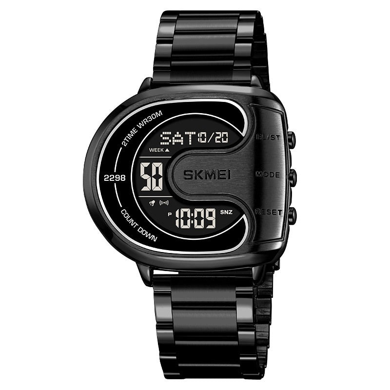 Skmei 2298 U-shaped Dial Creative Electronic Digital Watch For Men