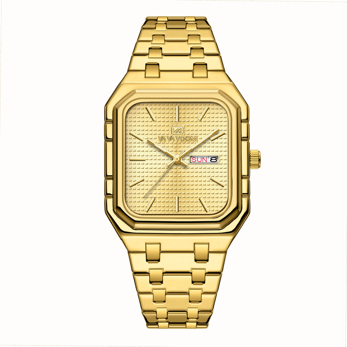 Va Va Voom 2881 Casual Stylish Luminous Square Quartz Watch For Men