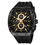Skmei 2363 Multi-function Chronograph Three-hand Watch Barrel-shaped Quartz watch for men Skmei