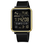 Sanda 6159 Square Stopwatch Multifunctional Waterproof Digital Sports Watch for Men