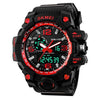 1155 Analog Digital Wrist watch For Men, Boys Red