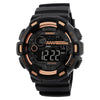 Skmei 1243 Gold Original Digital waterproof Sports Watch For Men Boys