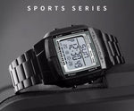 Skmei 1381 Original Digital Steel Body Square Dial Luxury Watch For Men Skmei