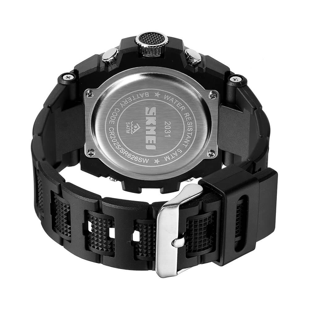 Skmei 2031 Original Analog Digital Big Dial Sports Watch For Men - Skmeico