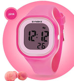 Synoke 66896 Digital Multicolor Light waterproof watch for Women & Girls Synoke