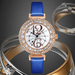 Skmei 9158 Original sparkling diamond Analog watch For Women Girls Skmei