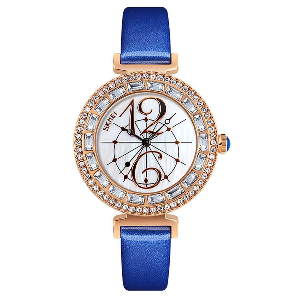 Skmei 9158 Original sparkling diamond Analog watch For Women Girls Skmei