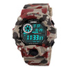 Skmei 1019 Original Camouflage Digital Round Waterproof Sport watch For Men