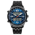 Skmei 1032 Original Analog Digital Big Dial chain watch stopwatch alarm watch for Men Skmei