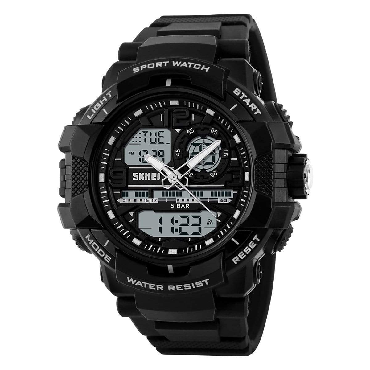 Skmei 1164 Original 3time Analog Digital waterproof sports watch For Men Skmei