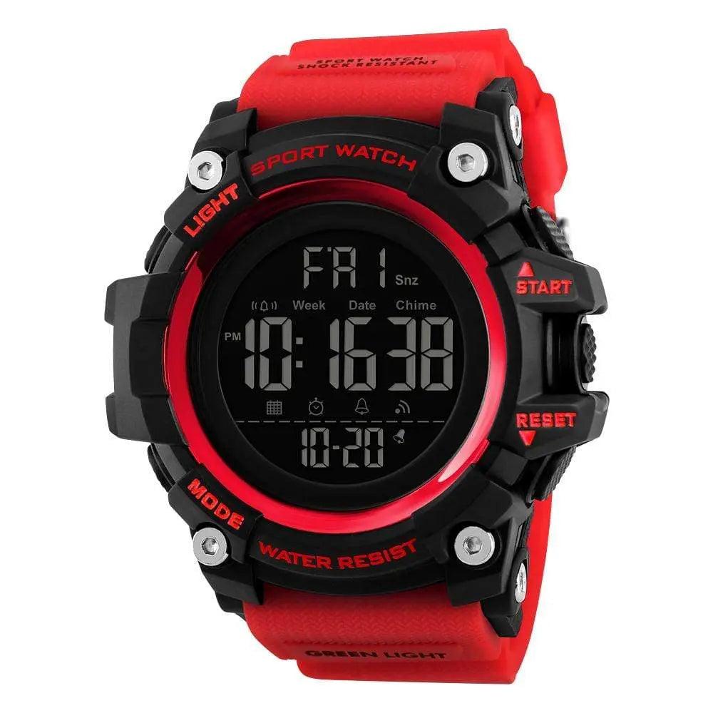 Skmei 1384 Original Luxury Men Wrist Watch Waterproof LED Electronic Digital Male Watch Countdown Stopwatch Sport Watch Mens Watches Skmei