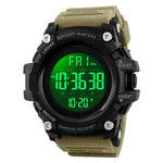 Skmei 1384 Original Luxury Men Wrist Watch Waterproof LED Electronic Digital Male Watch Countdown Stopwatch Sport Watch Mens Watches Skmei